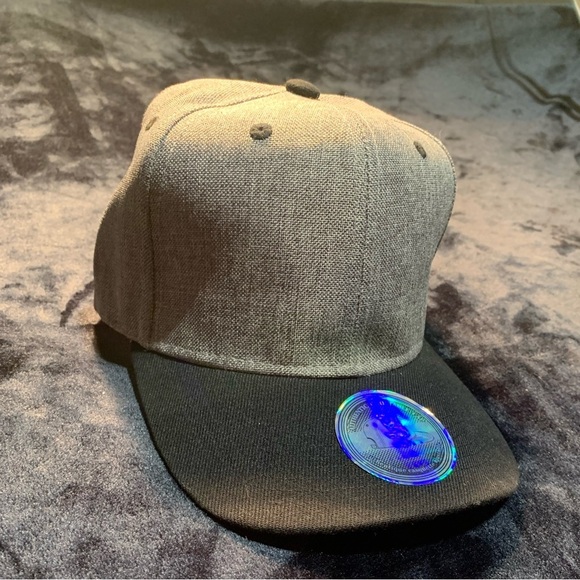 💛 Grey/Black Unisex Snapback Ballcap - Picture 11 of 16